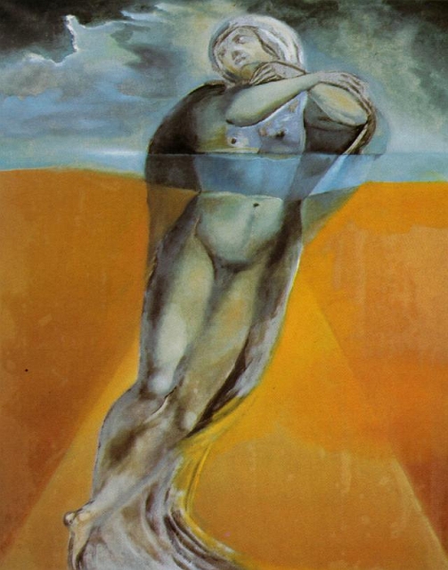 1982_38 Figure in the WaterAfter a Drawing by Michelangelo for the Resurection of Christ 1982.jpg